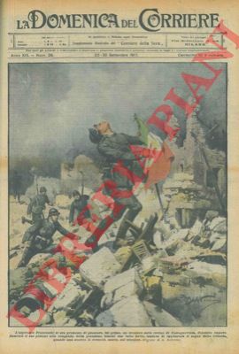 BELTRAME A. - - L'aspirante Franceschi viene ucciso mentre tenta di piantare il tricolore sulle rovine di Castagnevizza.