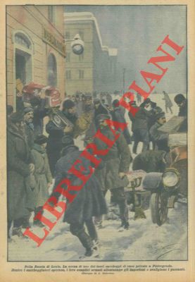 BELTRAME A. - - La scena di uno dei tanti saccheggi di case private a Pietrogrado, nella Russia di Lenin.