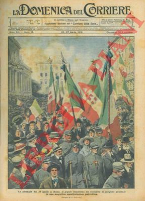 BELTRAME A. - - Il popolo trasforma un tentativo di sciopero generale in una magnifica manifestazione patriottica