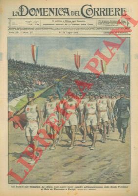 BELTRAME A. - - Gli italiani alle Olimpiadi di Parigi. La sfilata all'inaugurazione.