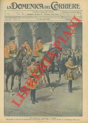 BELTRAME A. - - Gli araldi di Giorgio V annunziano ai mercanti della City, a nome del Re, la conclusione della pace.