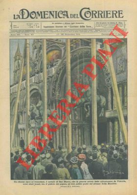 BELTRAME A. - - I cavalli di San Marco sono stati nuovamente issati al loro antico posto, sulla Basilica.