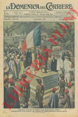 BELTRAME A. - - Inaugurazione di un mausoleo ad Alessandria d'Egitto in memoria dei soldati periti in guerra.