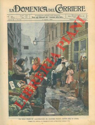 BELTRAME A. - - Una delle strade pi caratteristiche del quartiere italiano (Saffron Hill) a Londra.