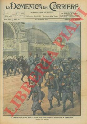 BELTRAME A. - - L'arrivo delle prime truppe d'occupazione francesi  a Francoforte.