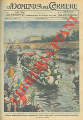 BELTRAME A. - - Corteo di numerose imbarcazioni sul Tevere per commemorare l'episodio di Premuda.