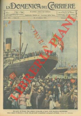 BELTRAME A. - - Con solenne cerimonia viene issata sulle navi ex-austriache assegnate all'Italia, la bandiera italiana.