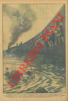 BELTRAME A. - - Nel Galles un treno attraversa ferrovia invasa dall'alta marea e rimane bloccato.
