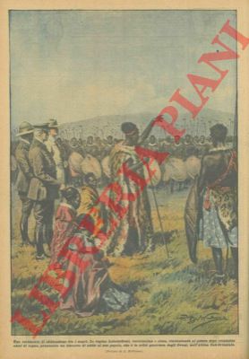 BELTRAME A. - - Abdicazione dell'anziana regina della tribu degli Swazi, dopo trentadue anni di regno.