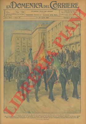 BELTRAME A. - - Sfilata congiunta dell'esercito e della marina italiana per le vie di Madrid.