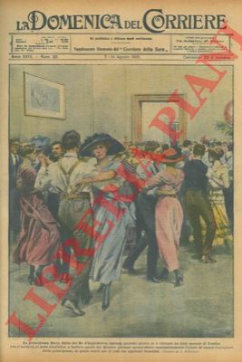 BELTRAME A. - - La principessa Mary d'Inghilterra balla assieme ad operai.