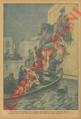BELTRAME A. - - Il salvataggio degli abitanti del paese Falcone sommerso dalle acque del torrente Elicona.