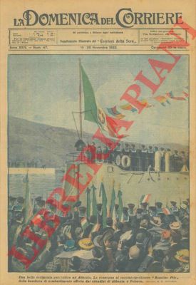 SALVADORI R. - - Cerimonia patriottica ad Abbazia : consegna al cacciatorpediniere 