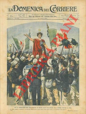BELTRAME A. - - Per la formazione del contingente di truppa dato dall'Italia alla guerra contro la Cina (allegoria).