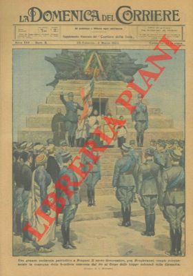 BELTRAME A. - - Il nuovo governatore di Bengasi compie la consegna della bandiera concessa dal re al Corpo delle truppe coloniali della Cirenaica.