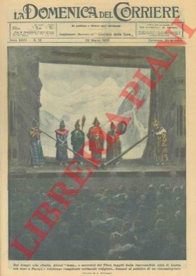 BELTRAME A. - - Alcuni sacerdoti del Tibet, fuggiti dalla citt di Lassa, andarono a Parigi dove celebravano complicate ceromonie religiose...dinanzi al pubblico di un cinematografo.