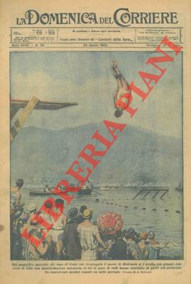 BELTRAME A. - - Nel Lago di Como si  svolta una manifestazione natatoria, di cui le gare di tuffi hanno costituito la parte pi attraente.