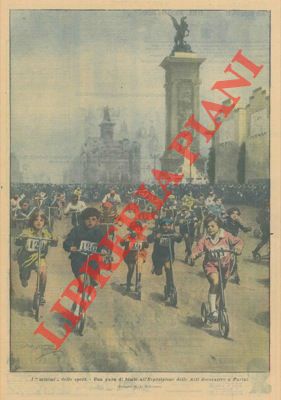 BELTRAME A. - - Una gara di bimbi all'Esposizione delle Arti decorative a Parigi.