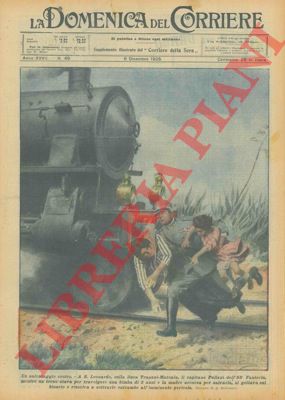 BELTRAME A. - - A S. Leonardo sulla linea Trapani - Marsala, salvataggio di madre e figlia mentre sopraggiunge un treno.