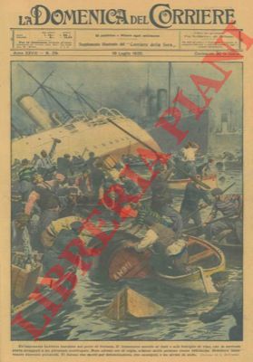 BELTRAME A. - - Il forsennato assalto ai fusti e alle bottiglie di vino, che la corrente aveva strappati a un piroscafo naufragato nel porto di Colonia.