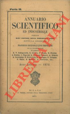 - - Annuario scientifico ed industriale 1870.