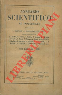 - - Annuario scientifico ed industriale 1882.