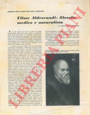 COMERIO Douglas - - Ulisse Aldrovandi : filosofo ,medico e naturalista.