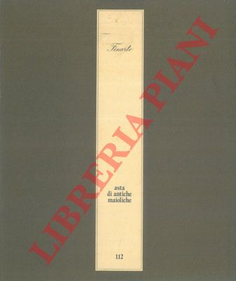 (BARTOLOMEI Gianni)  - - Asta di antiche maioliche.