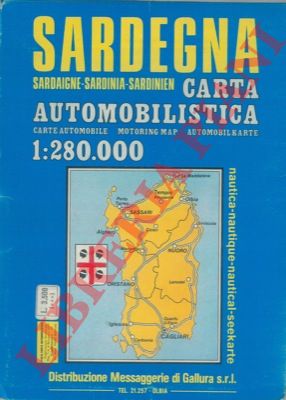 - - Sardegna. Carta automobilistica. 1:280.000.