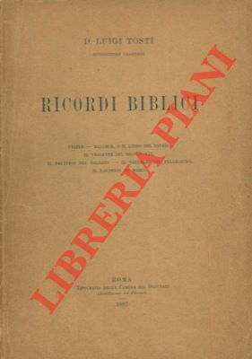 TOSTI Luigi - - Ricordi biblici.