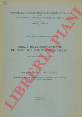 CERETTI Enzo - POLUZZI Angelo - - Briozoi della biocalcarenite del Fosso di S. Spirito (Chieti, Abruzzi) .