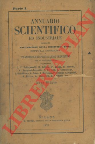 - - Annuario scientifico ed industriale 1871.