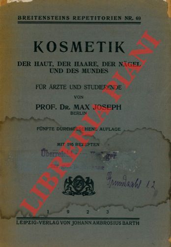 JOSEPH Max - - Kosmetikder Haut, der Haare, der Nagel un der Mundes.