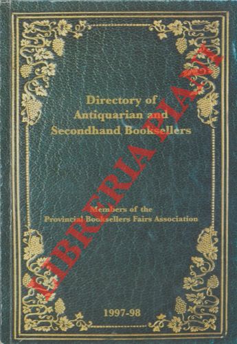 - - Directory of antiquarian and secondhand booksellers. 1997-98.