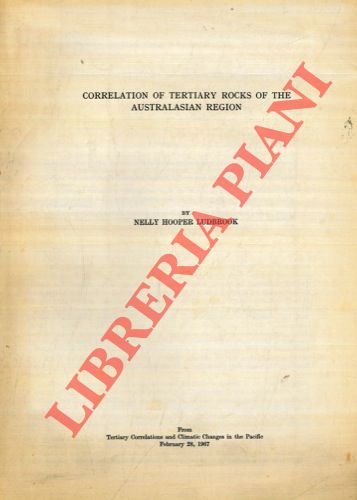 LUDBROOK N. H. - - Correlation of Tertiary rocks of the Australasian Region.