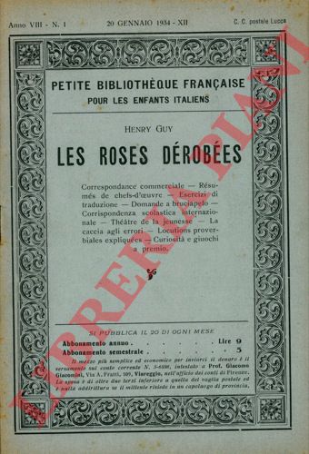 Guy, Pezza, Merime, ecc. - Petite bibliothque franaise pour les enfants italiens.