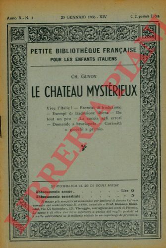 Guyon, Colet, Merime, Burnelonche, Blanchet, ec - - Petite bibliothque franaise pour les enfants italiens.