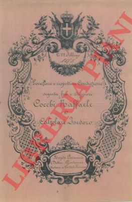 Cocchi/Calzolari - - Locazione e Conduzione di due predi detti 'Crocetta' e 'Cavallo' situati a Riolo frazione del Comune di Castelfranco Emilia.