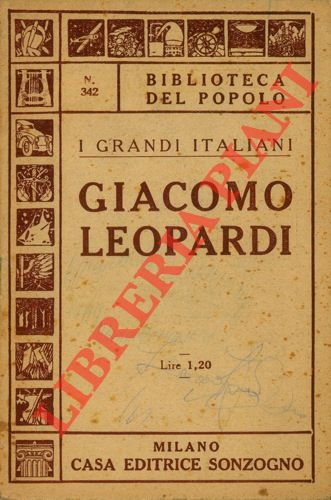 - - Giacomo Leopardi.