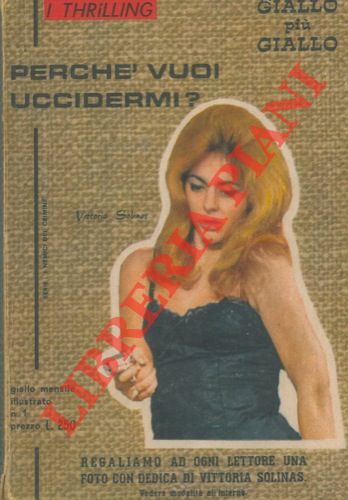 HILLMAN James - - Perch vuoi uccidermi? .