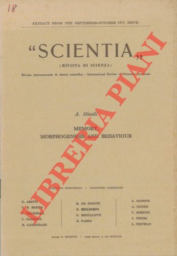 MINELLI A(lessandro) - - Memory, morphogenesis and behaviour.