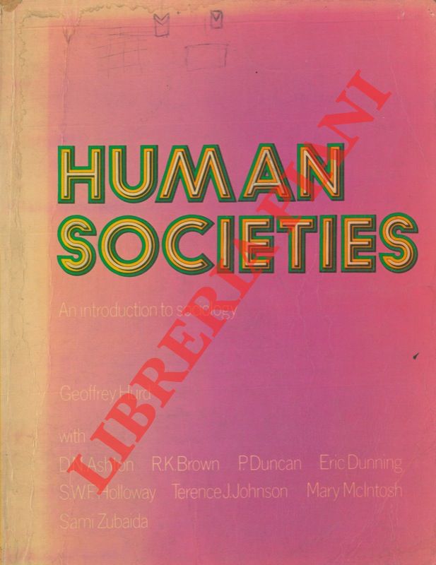 HURD Geoffrey - - Human Societies. An introduction to sociology.