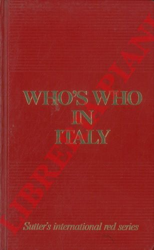 (COLOMBO Giancarlo) - - Who's who in Italy. 1992. A-K, L-Z.