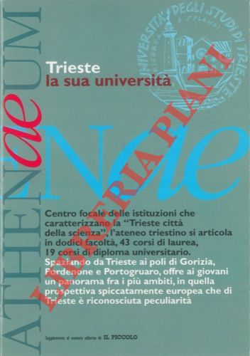 - - Trieste e la sua Universit.