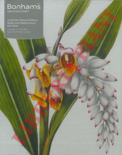 BONHAMS- - Important natural history books and Watercolours. Part One.