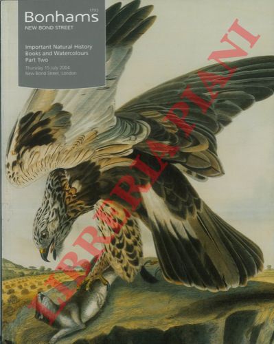 BONHAMS- - Important natural history books and Watercolours. Part Two.