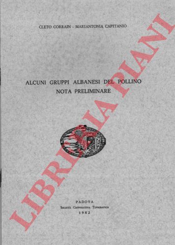 CAPITANIO Mariantonia - CORRAIN Cleto - - Alcuni gruppi albanesi del Pollino nota preliminare.