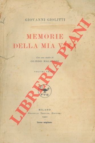 GIOLITTI Giovanni - - Memorie della mia vita. 