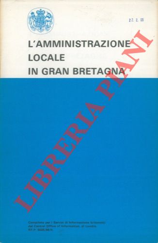 (Servizi di Informazione Britannici) - - L'amministrazione locale in Gran Bretagna.