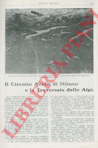 - - Il Circuito Aereo di Milano e la Traversata delle Alpi.